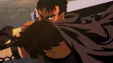 Japanese Anime Berserk Guts Black Swordsman Action Poster