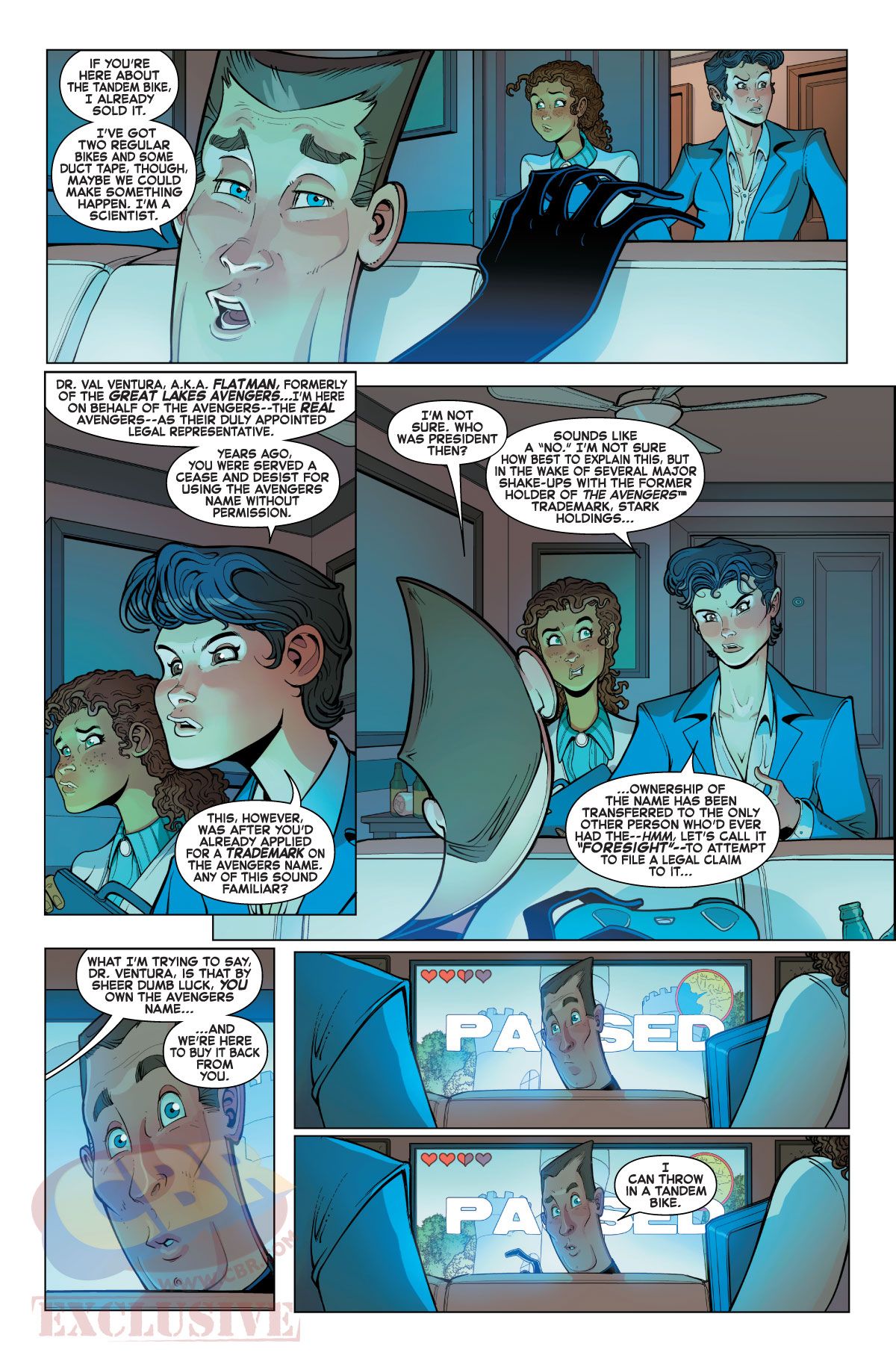EXCLUSIVE: A page from Great Lakes Avengers #1
