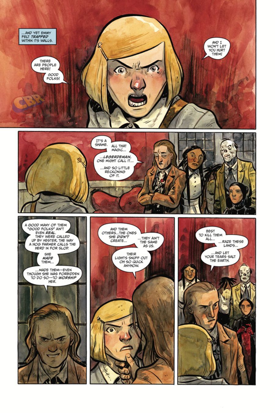EXCL Emmy Faces the Coven in Harrow County 16 Preview