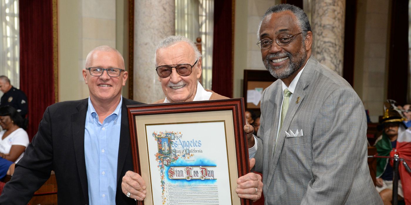 Stan Lee in September, as the Los Angeles City Council officially dedicated Oct. 28 as Stan Lee Day.