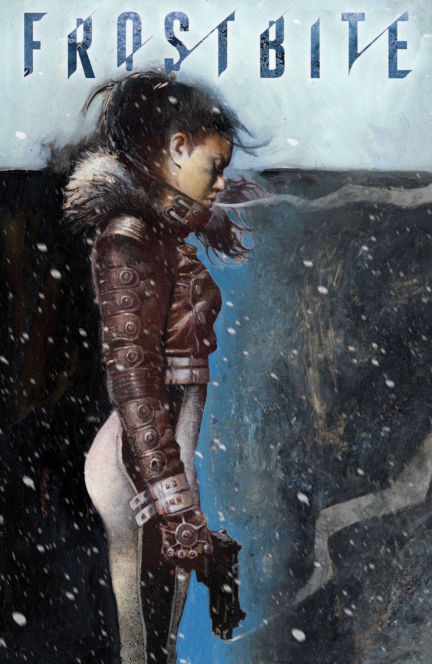 Frostbite #1 cover by series artist Jason Shawn Alexander
