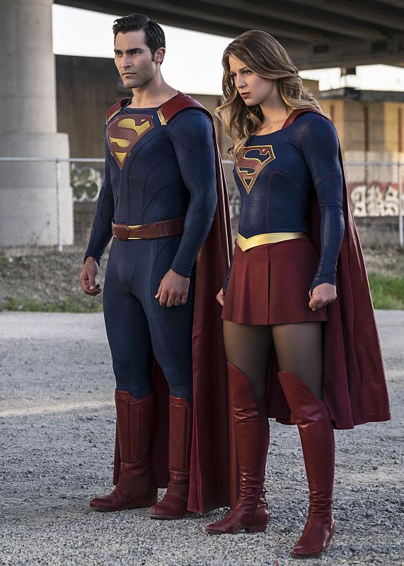 Supergirl -- The Last Children of Krypton -- Image SPG202a_0171-- Pictured (L-R): Tyler Hoechlin as Clark/Superman and Melissa Benoist Kara/Supergirl -- Photo: Robert Falconer/The CW -- ÃÂ© 2016 The CW Network, LLC. All Rights Reserved