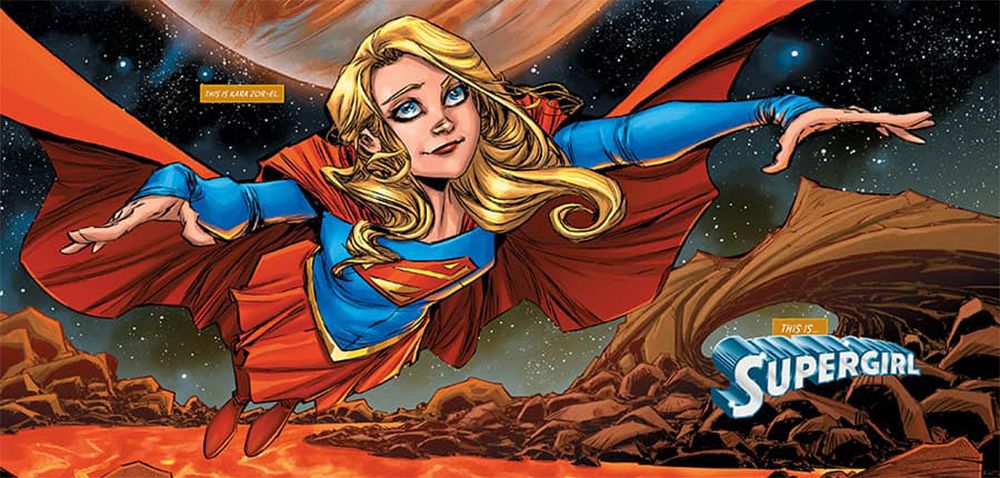 Supergirl 1 Orlando Ching DC Comics flying