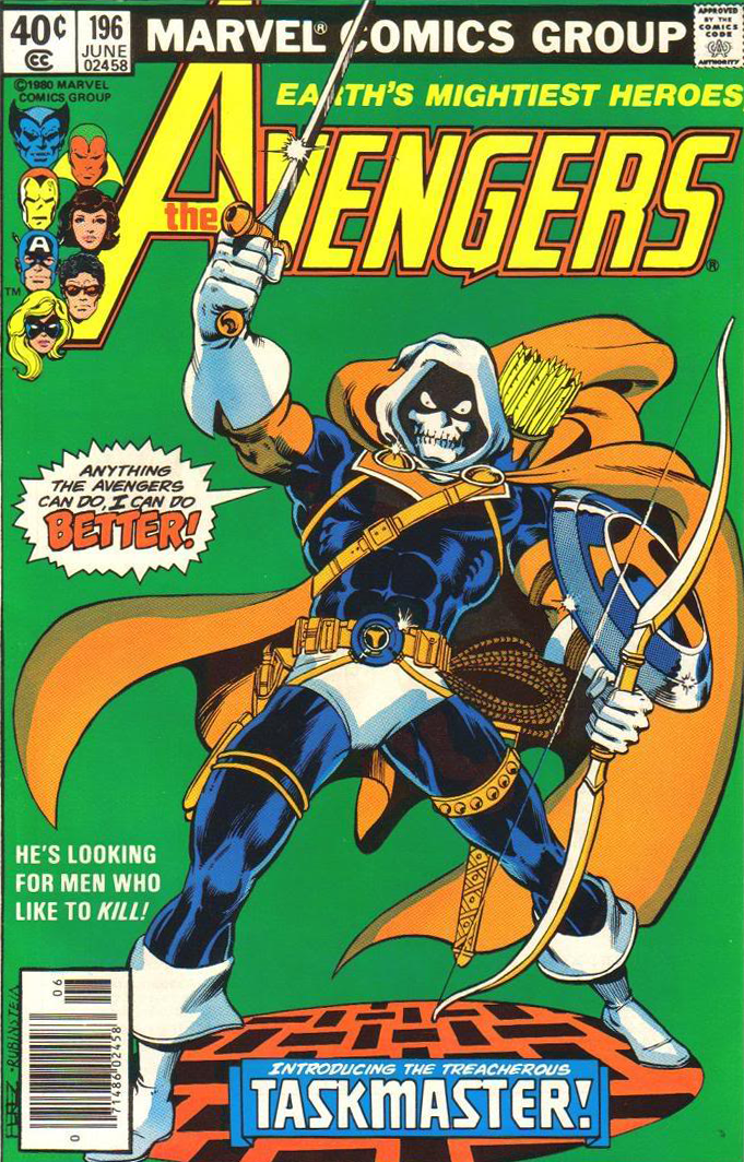 The Taskmaster, from Avengers #196