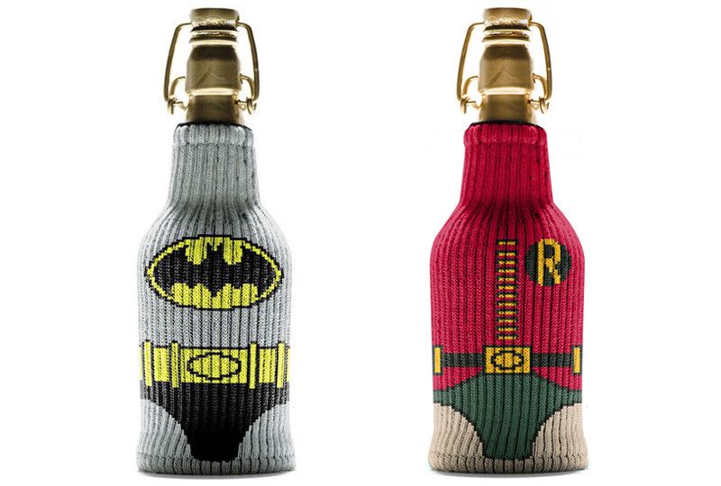 Batman and Robin Drink Sleeves