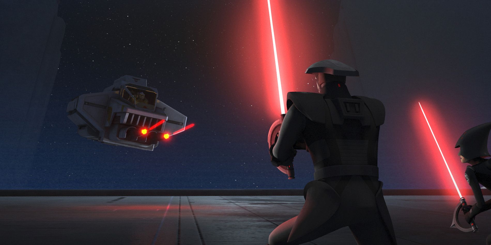 Star Wars Rebels Zeb blasts Seventh Sister Fifth Brother
