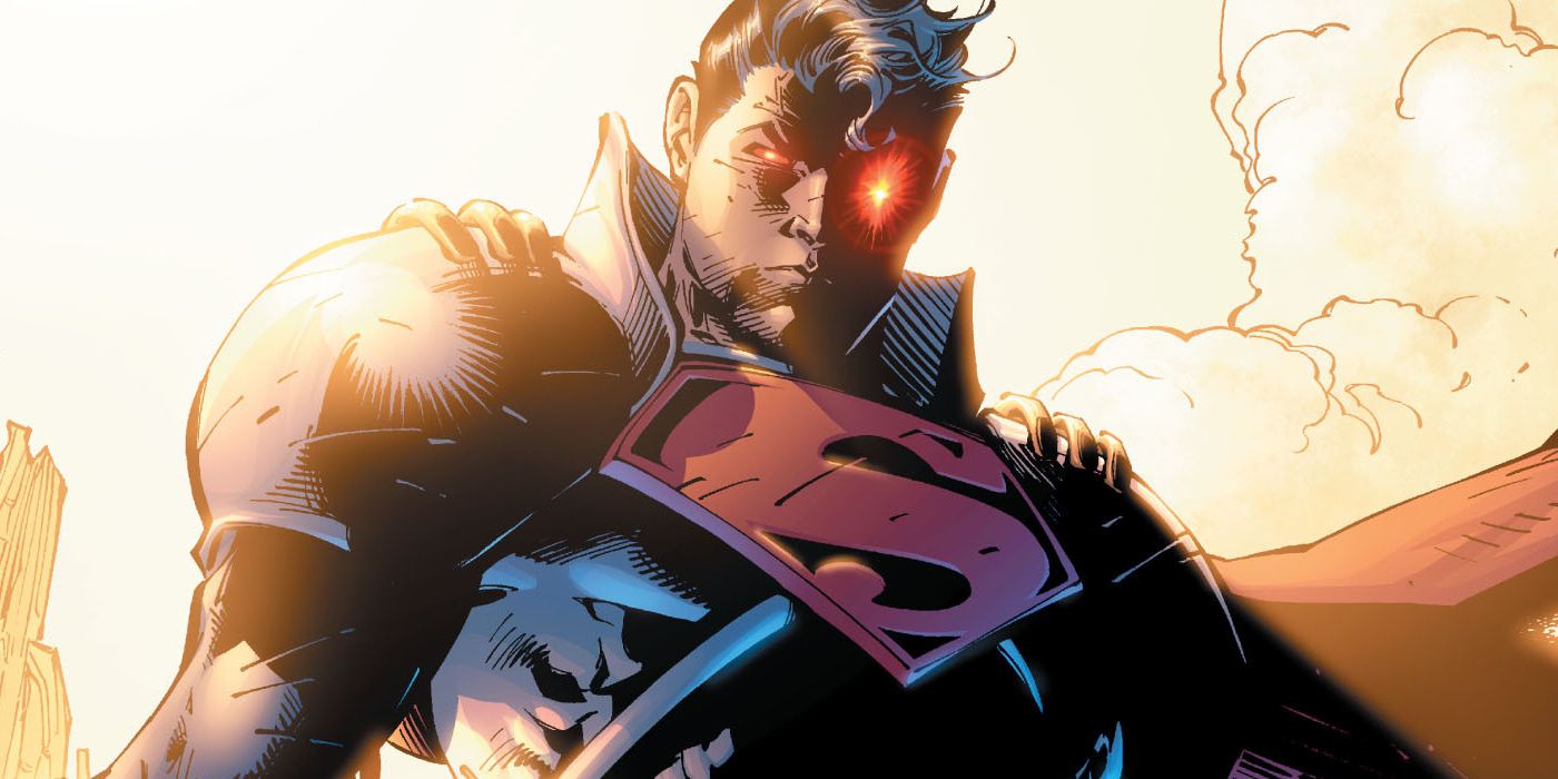 DC Comics' Superboy Prime poses menacingly