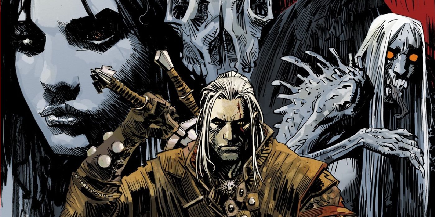 Geralt from The Witcher comic
