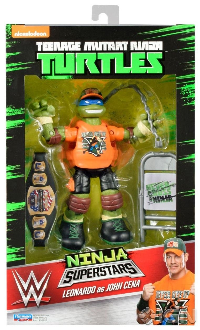 WWE, TMNT Team for MashUp Action Figure Line