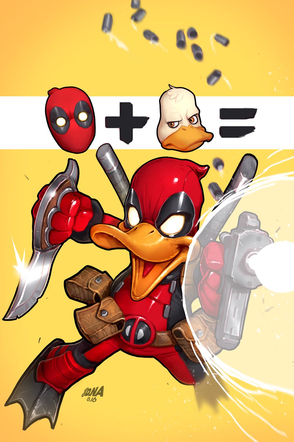 Deadpool the Duck #1 cover by David Nakayama