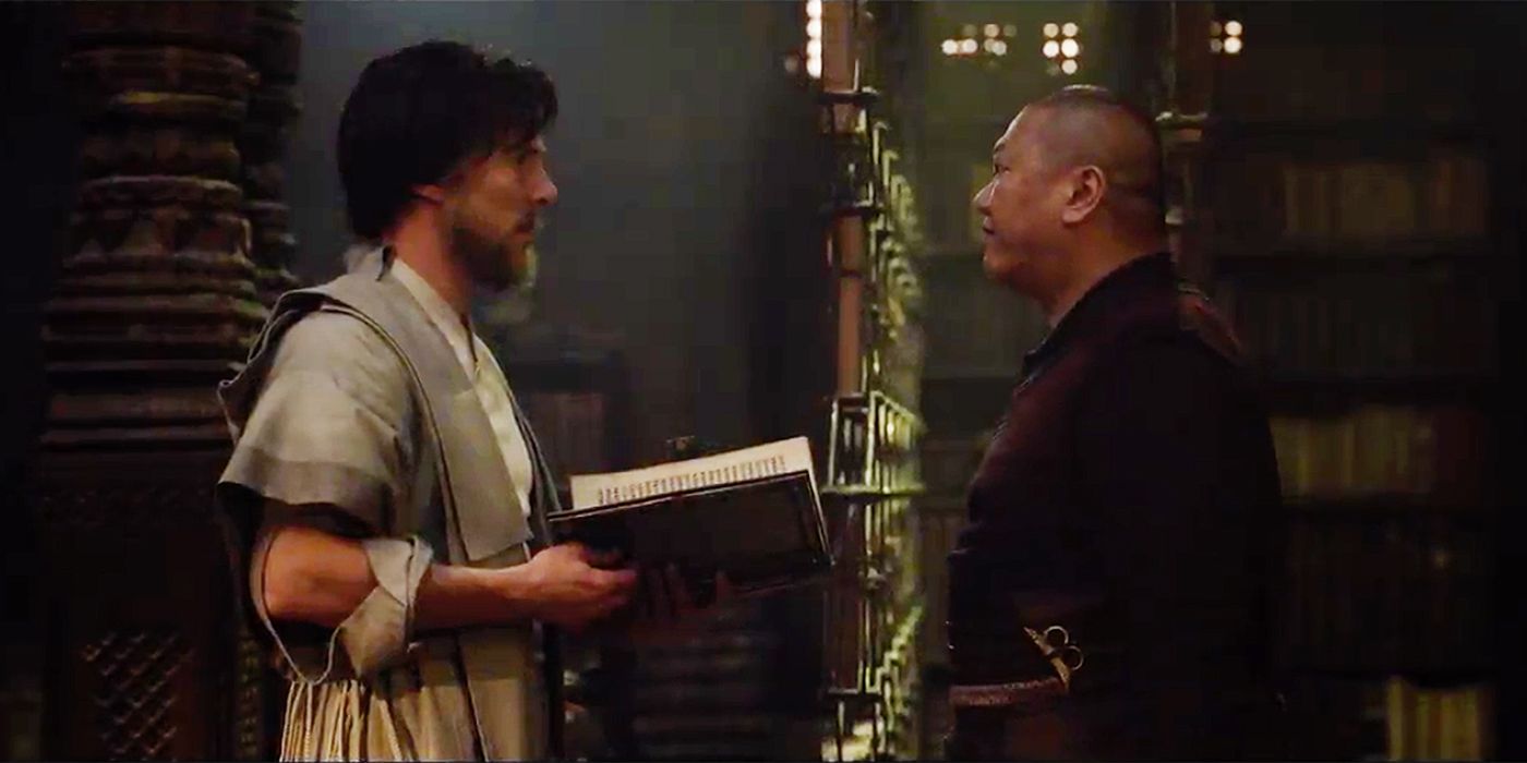 Dr. Strange and Wong in the first Dr. Strange movie
