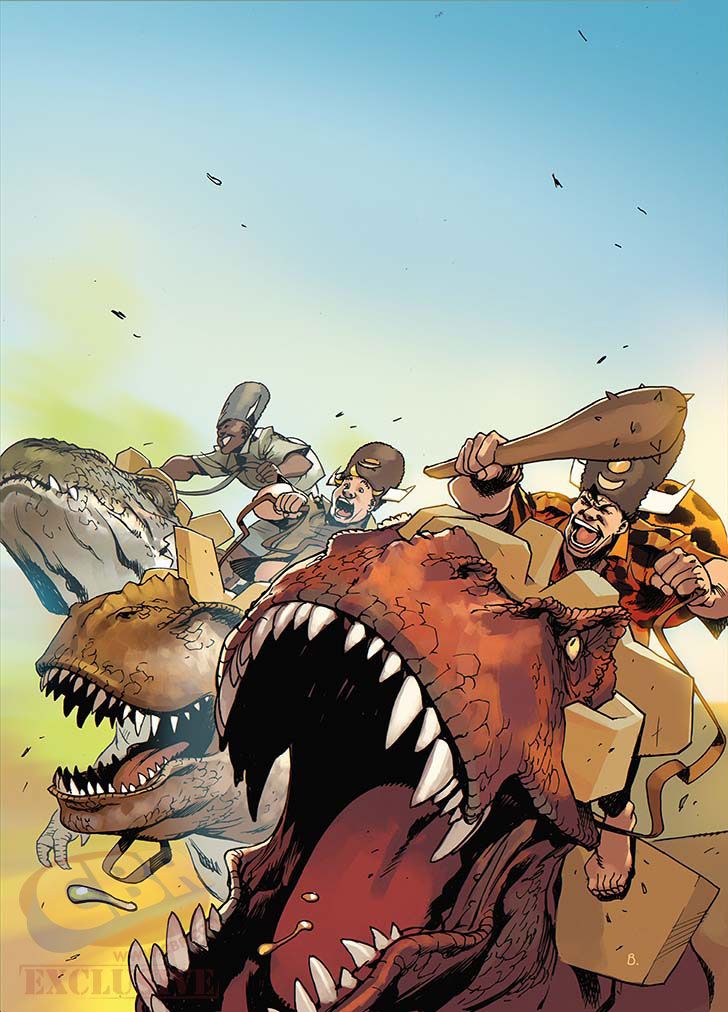 THE FLINTSTONES #5 variant cover by Bengal