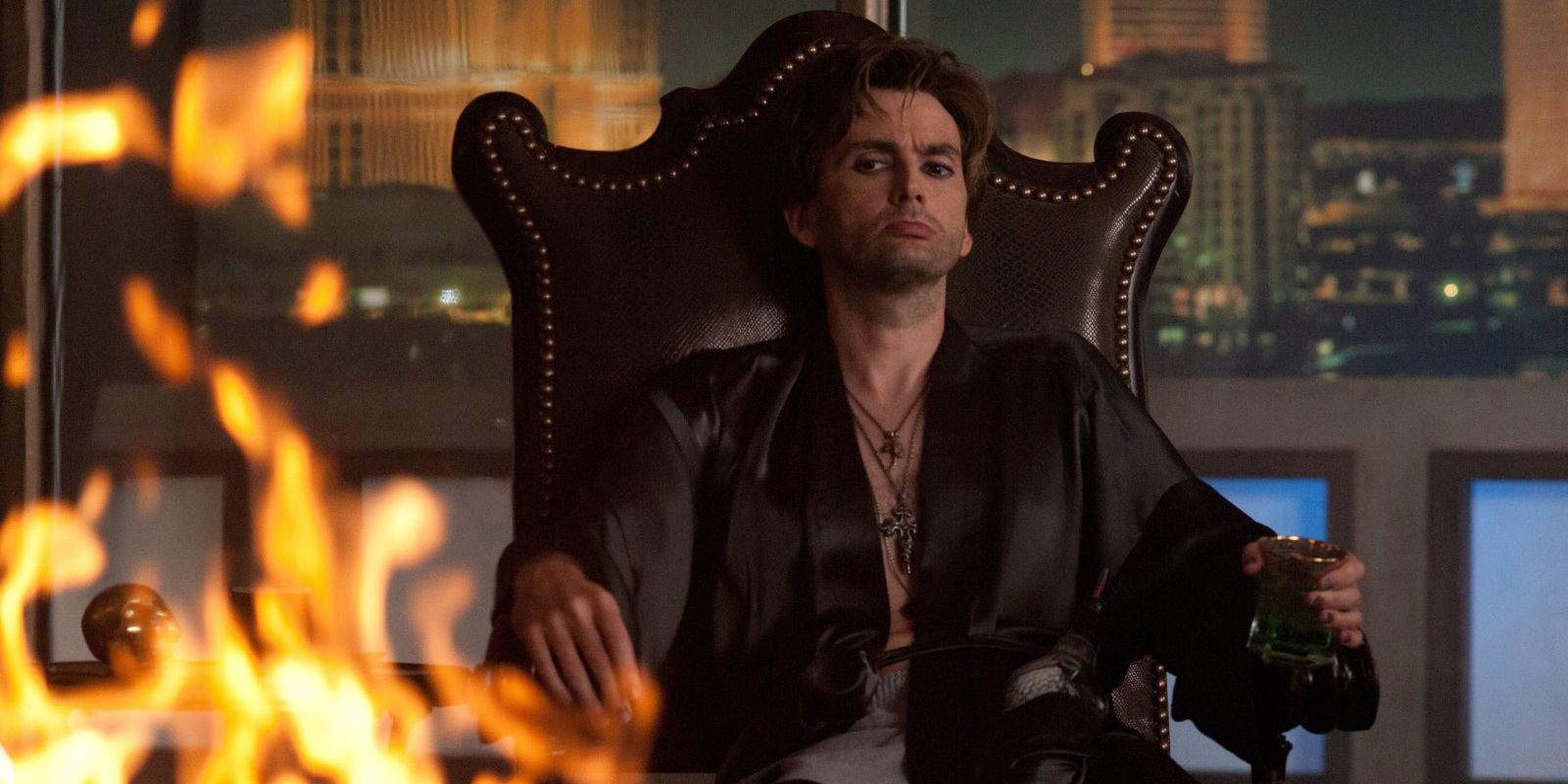 David Tennant as Peter Vincent in Fright Night.