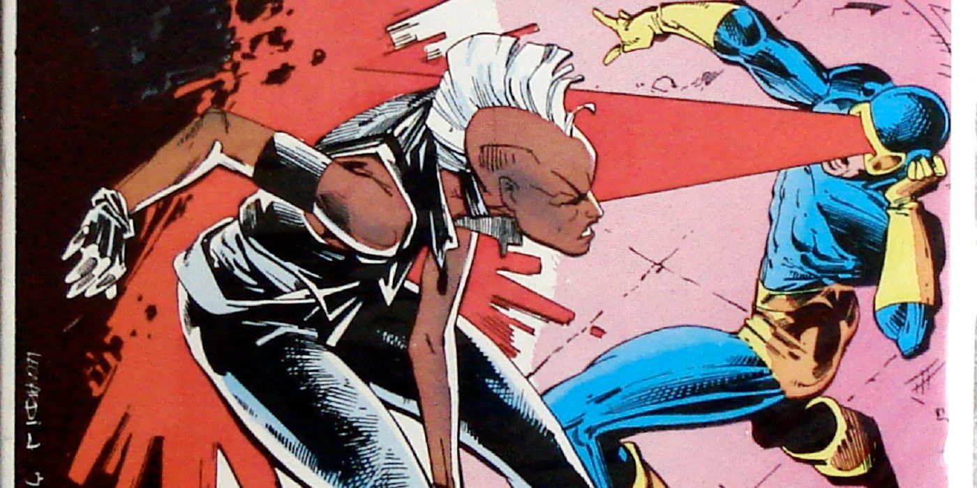 Cyclops and Storm fight for leadership in Marvel Comics' Uncanny X-men-201