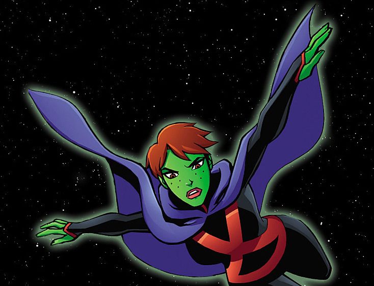 Supergirl -- Image: SPG02_MissMarrtain.0001 -- Pictured : Miss Martian appears in season 2 of Supergirl -- Credit: DC Entertainment. All rights reserved.