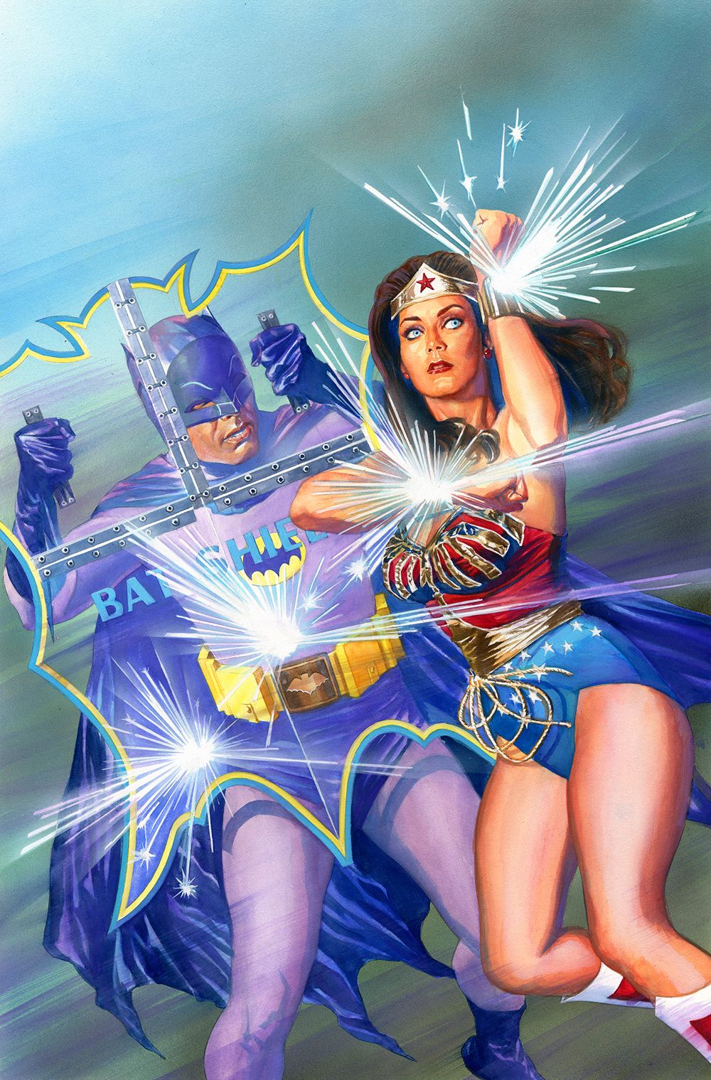 Batman '66 Meets Wonder Woman '77 #1 variant by Alex Ross