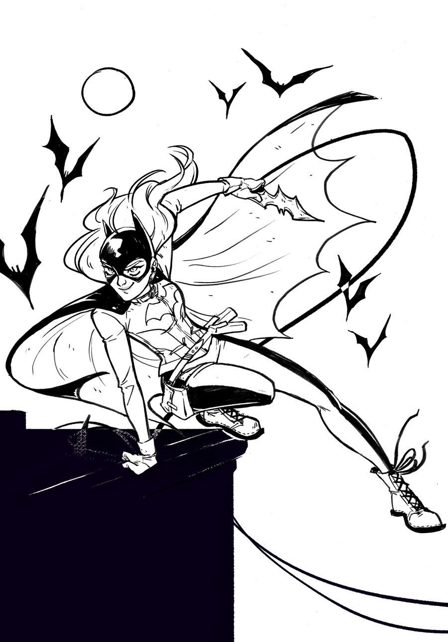 coloring-batgirl