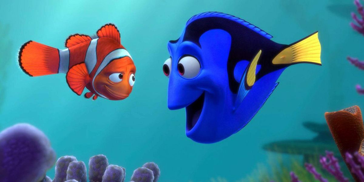 Dory and Marvin in Finding Nemo