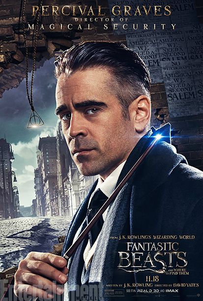 GALLERY: Fantastic Beasts and Where to Find Them - *EXCLUSIVE* Character Posters - Colin Farrell as Percival Graves