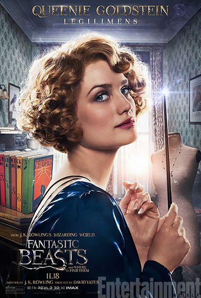 GALLERY: Fantastic Beasts and Where to Find Them - *EXCLUSIVE* Character Posters - Alison Sudol as Queenie Goldstein