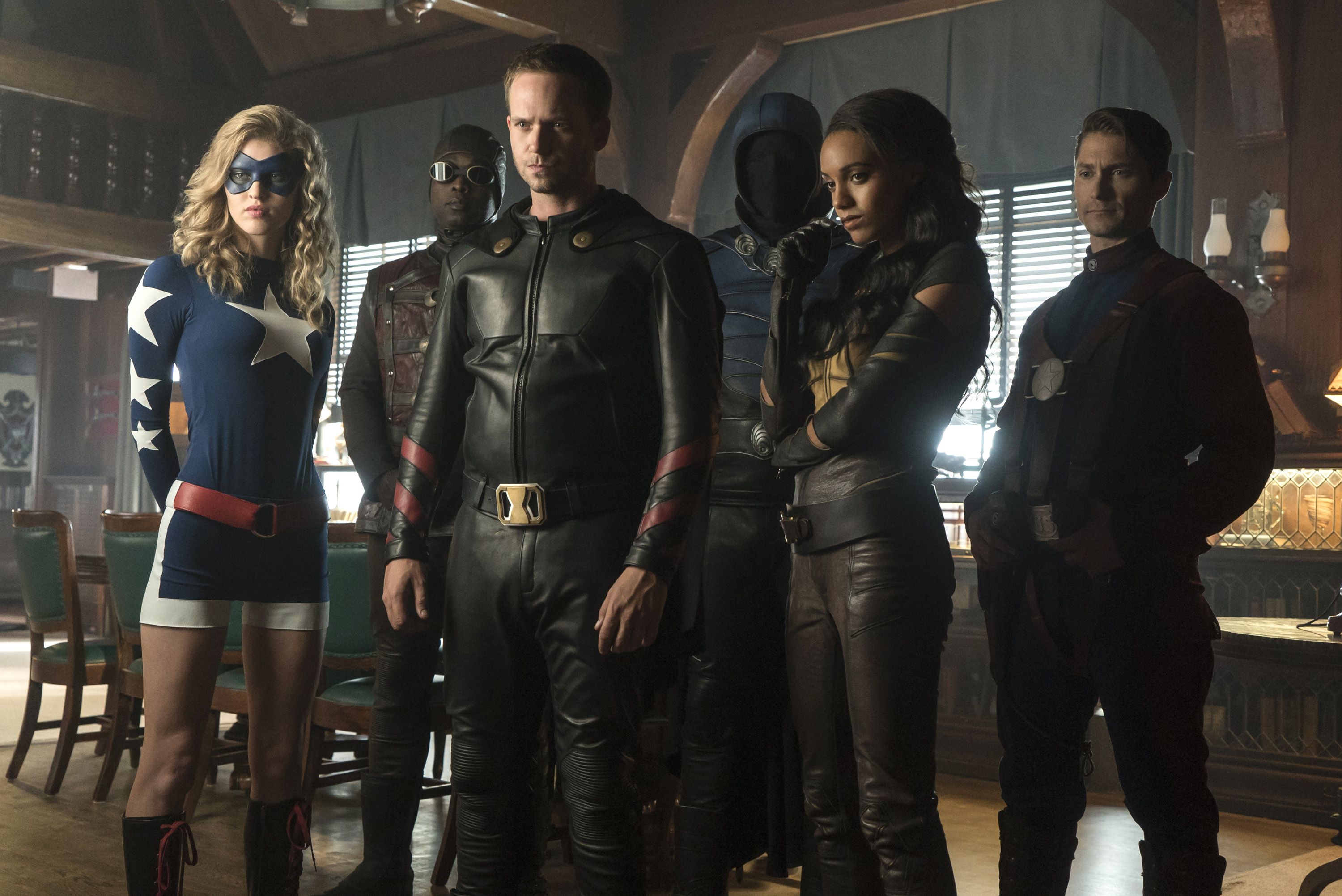 The present-day Justice Society on DC's Legends of Tomorrow