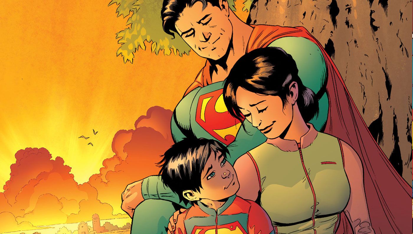 Superman, Lois and Jonathan - the new Superman family