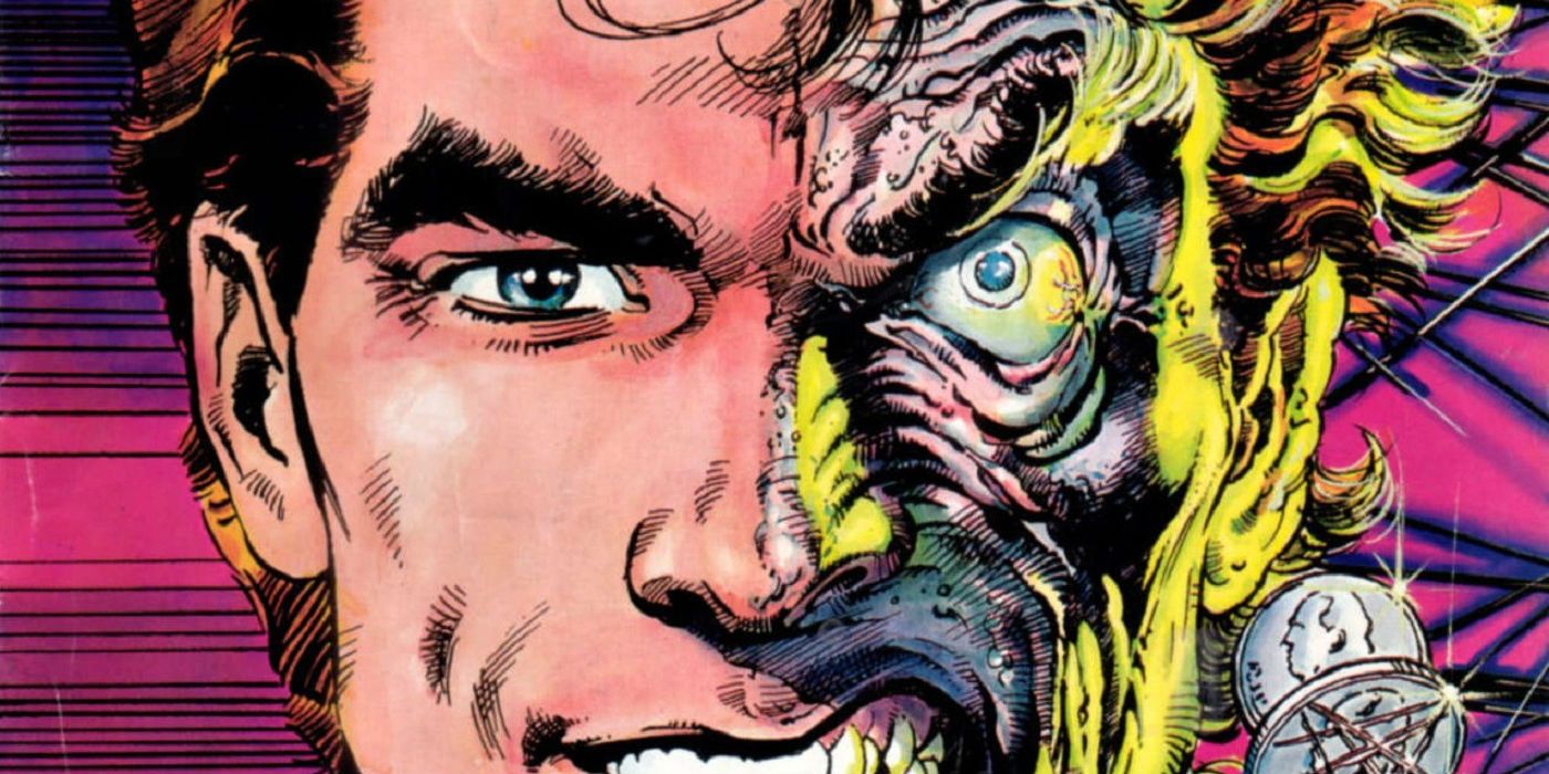 two-face flips his coin in eye of the beholder dc comics