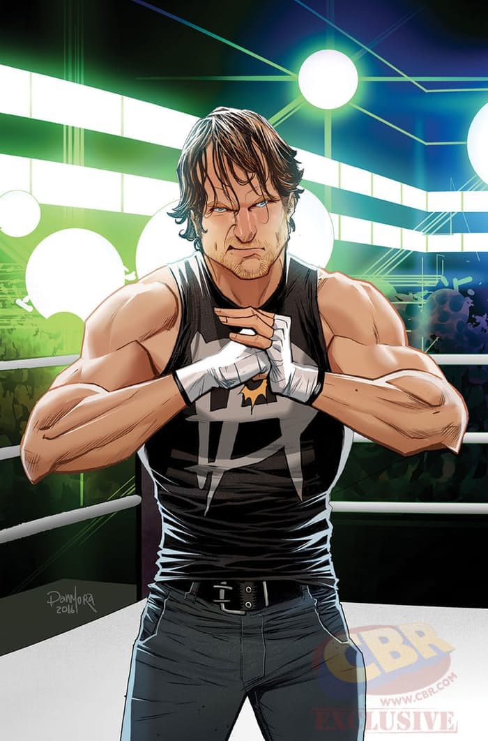 WWE: Then. Now. Forever. one-shot cover by Dan Mora, featuring Dean Ambrose.