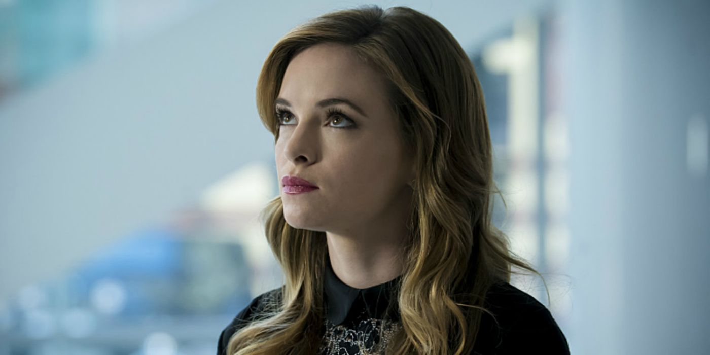 Caitlin Snow looks up in The Flash