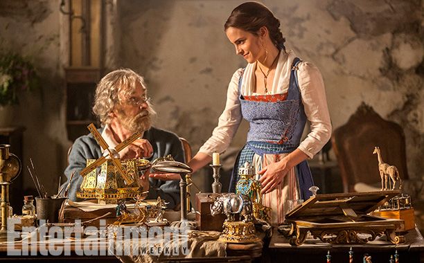 Beauty and the Beast (2017) Emma Watson stars as Belle and Kevin Kline is Maurice, Belle&#039;s father.