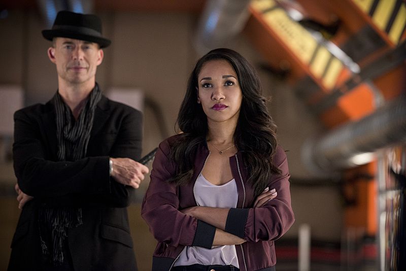 The Flash -- Killer Frost -- Pictured (L-R): Tom Cavanagh as Harrison Wells and Candice Patton as Iris West -- Photo: Diyah Pera/The CW -- ÃÂ© 2016 The CW Network, LLC. All rights reserved.