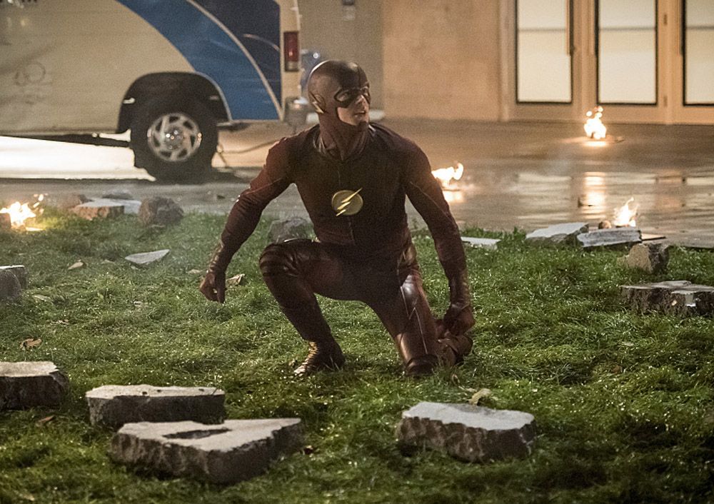 The Flash -- Invasion! -- Image FLA308c_0143b.jpg -- Pictured: Grant Gustin as The Flash -- Photo: Dean Buscher/The CW -- ÃÂ© 2016 The CW Network, LLC. All rights reserved.