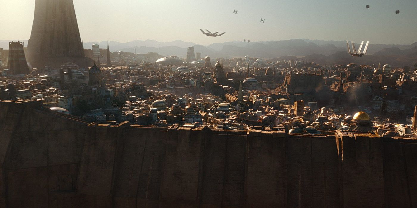 The Holy City of Kedha on Jedha in Rogue One: A Star Wars Story