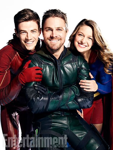 The Flash, Green Arrow and Supergirl unite!