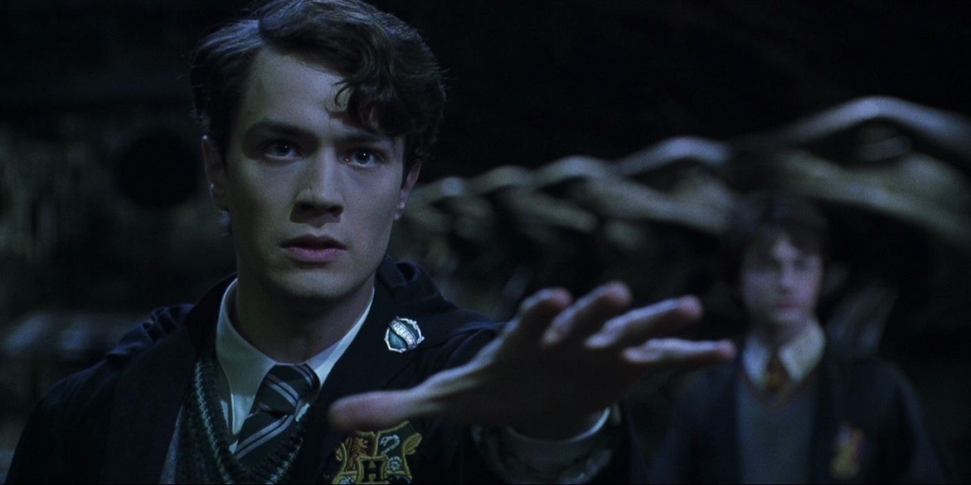 Christian Coulson As Voldemort as Tom Riddle in his Hogwarts Slytherin uniform in Harry Potter