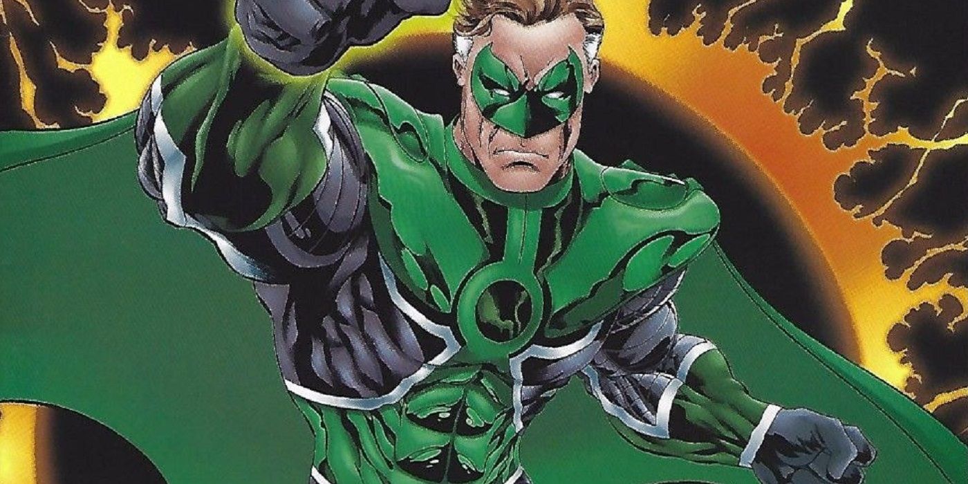 Hal Jordan before a dying sun as Parallax in DC Comics