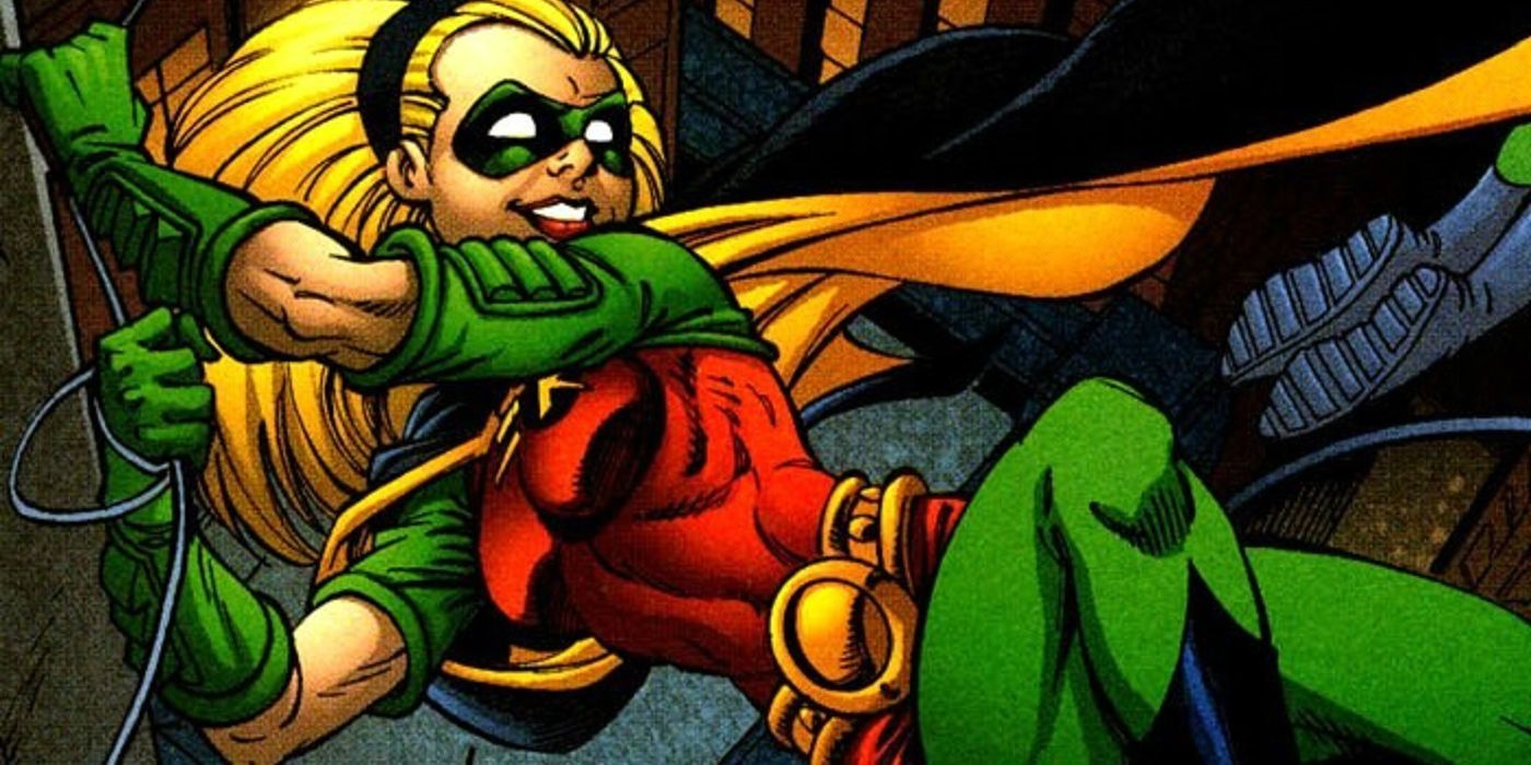 Stephanie Brown in her Robin costume from DC Comics