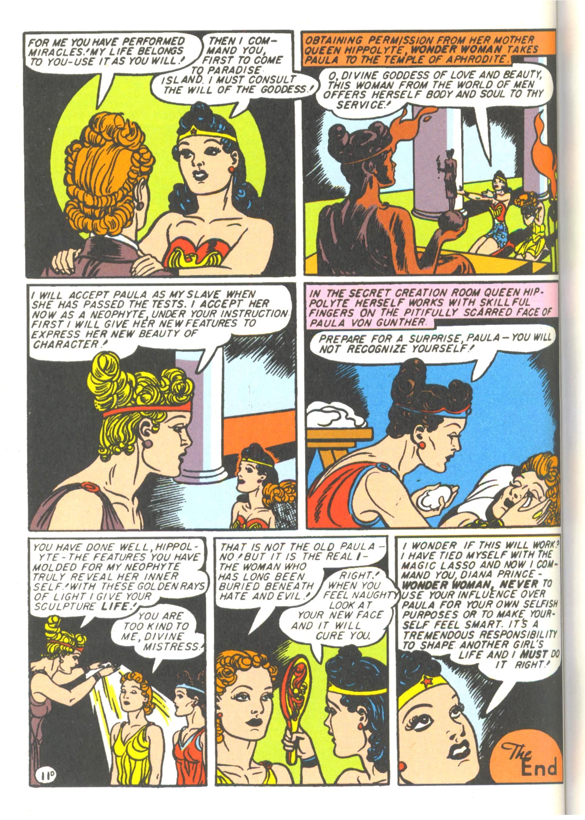 Paula von Gunther's rehabilitation, from 1943's Wonder Woman #3