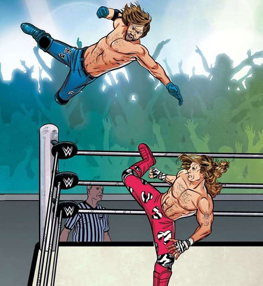 Admit it - you want to see what would go into a feud between AJ Styles and an in-his-prime Shawn Michaels