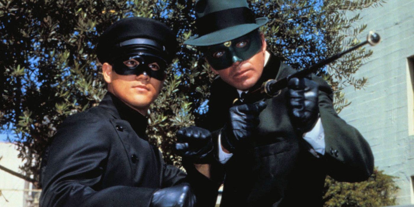 Van Williams and Bruce Lee on the 1960s Green Hornet TV show.