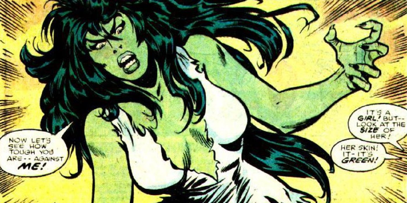 She-Hulk como ela apareceu em Savage She-Hulk #1