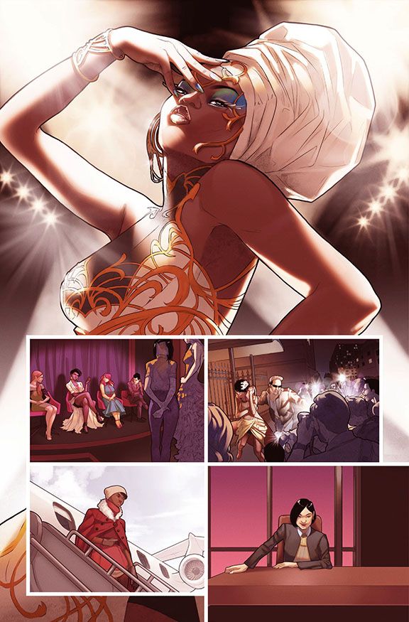 Justice League of America: Vixen Rebirth interior page