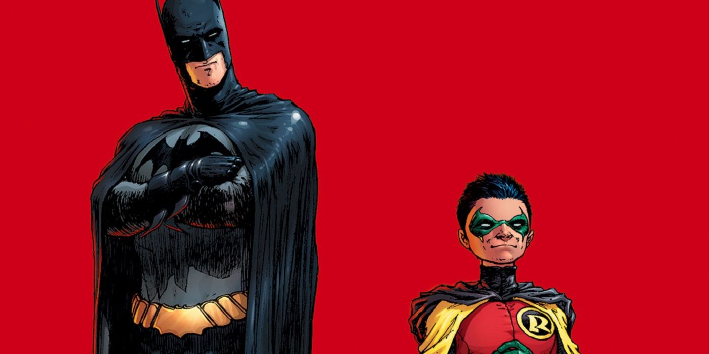 Batman and Robin stand beside each other in DC Comics' Batman Reborn