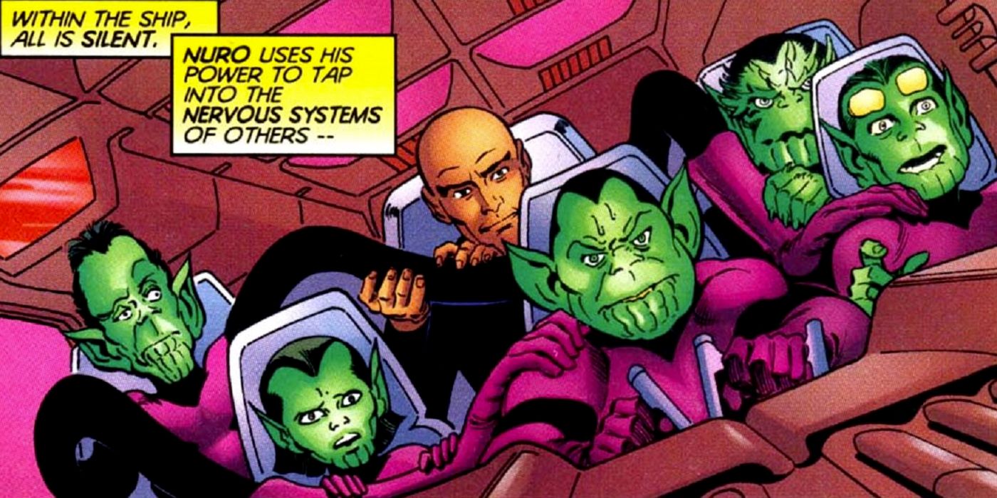 Professor X joins Cadre K as they pilot a spaceship in Marvel Comics