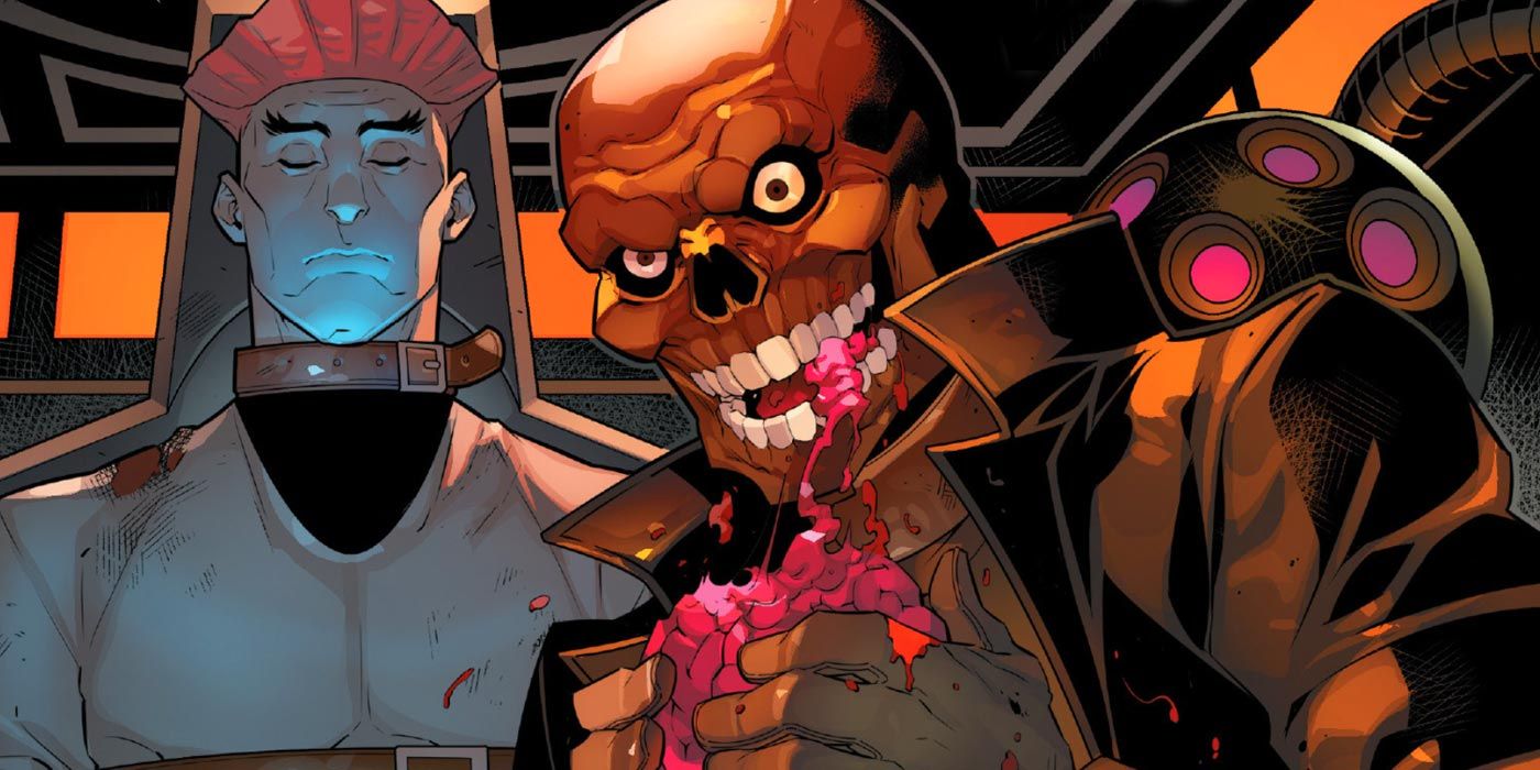 Vidner beskytte Lydighed Red Skull Uses Xavier's Brain For Evil (and Lunch) In Uncanny Avengers