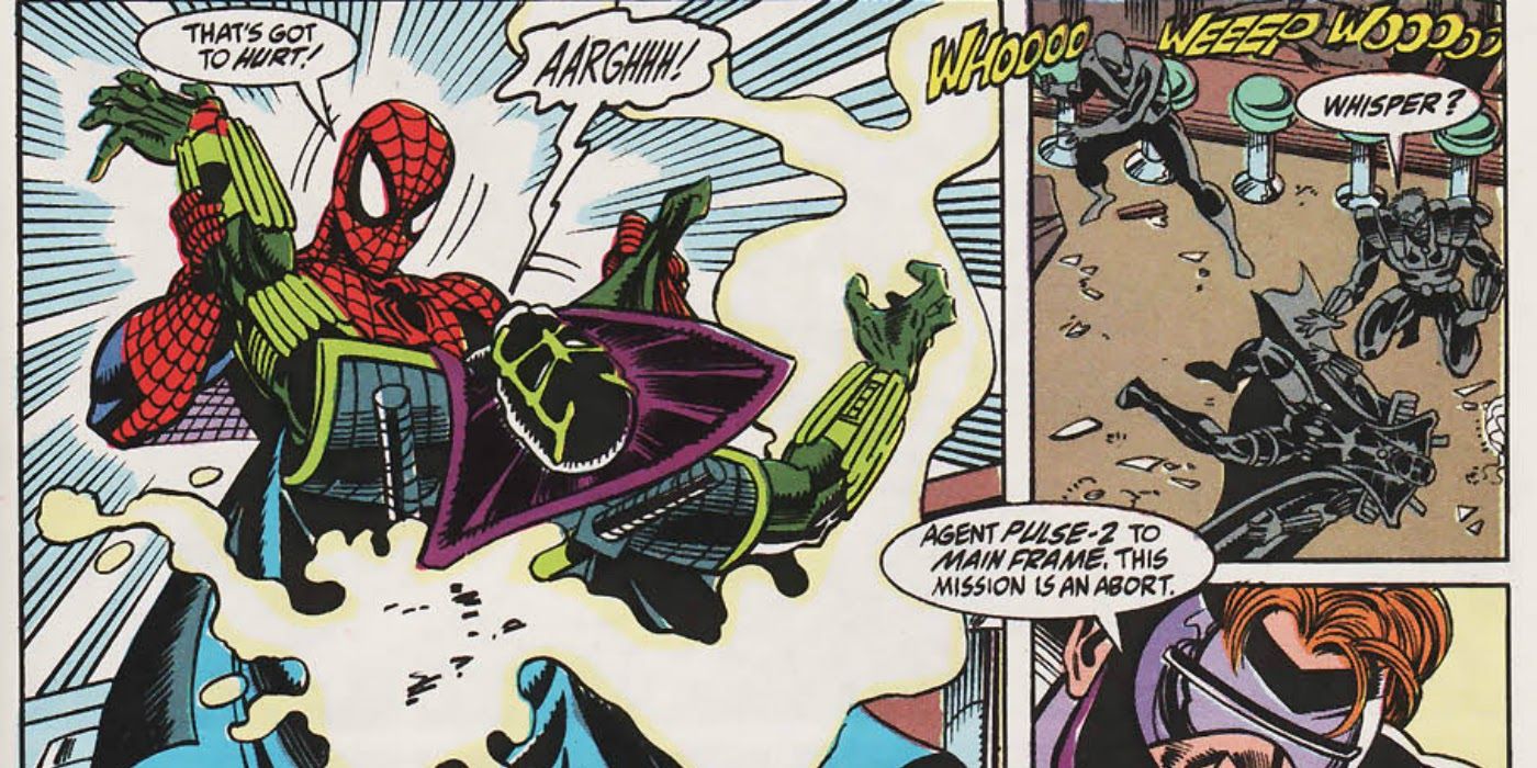 Spider-Man seemingly kills the Whisper