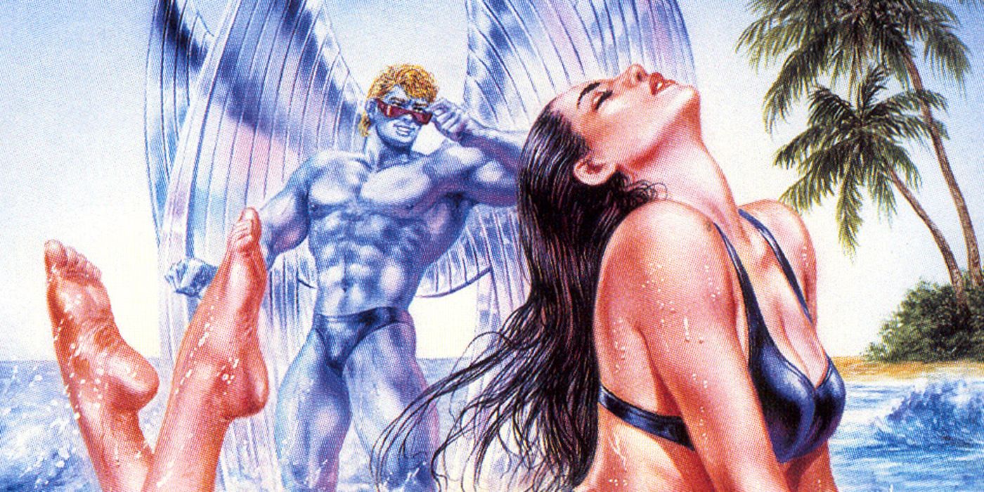 Archangel checks out Psylocke from Marvel Comics' X-Men
