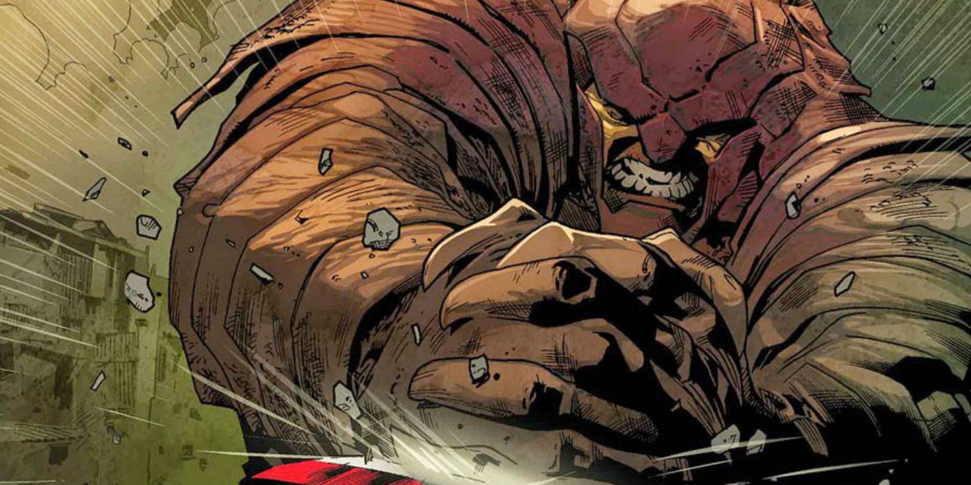Armadillo crushes an opponent in Marvel Comics