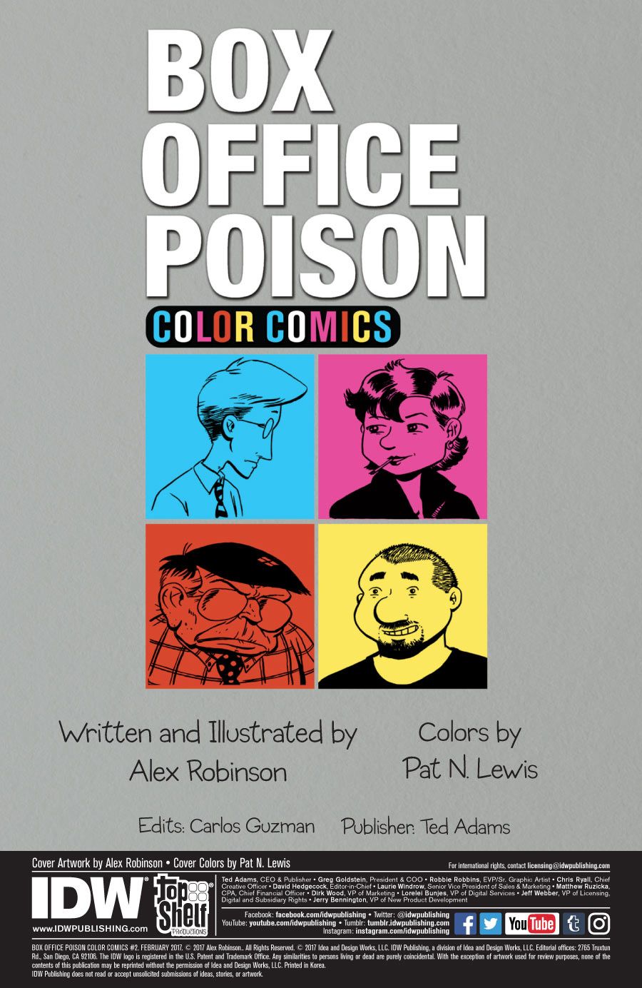 Box Office Poison Color Comics 2