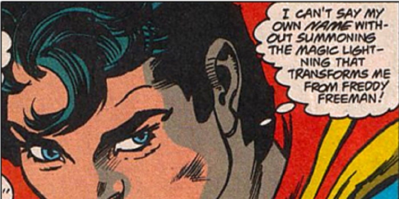 Captain Marvel Jr Can't Say His Own Name